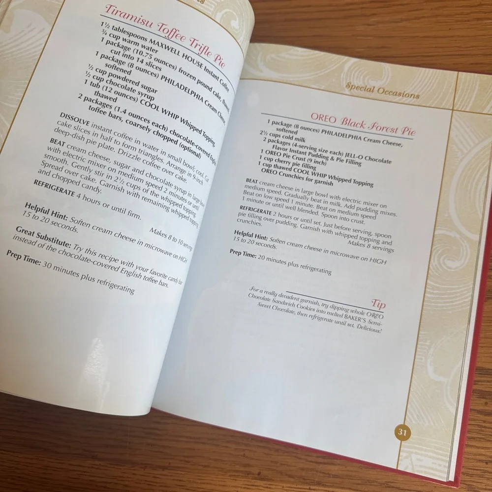 Magical Endings Cool Whip‎ & Jell-O Dessert Cookbook Hardcover 2002